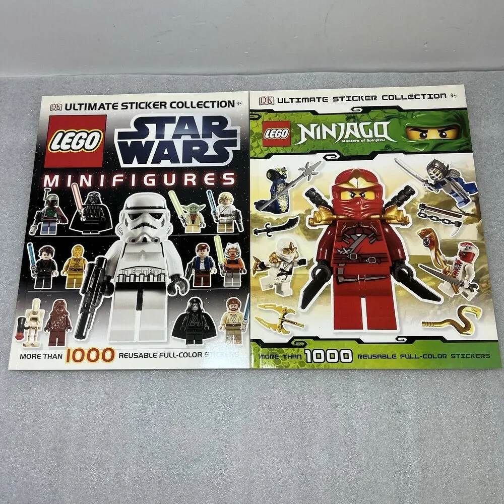 Lot 2 Lego ULTIMATE STICK COLLECTIONS Star Wars & Ninjago Masters of Spinjitzu